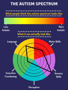 Autism spectrum diagram 